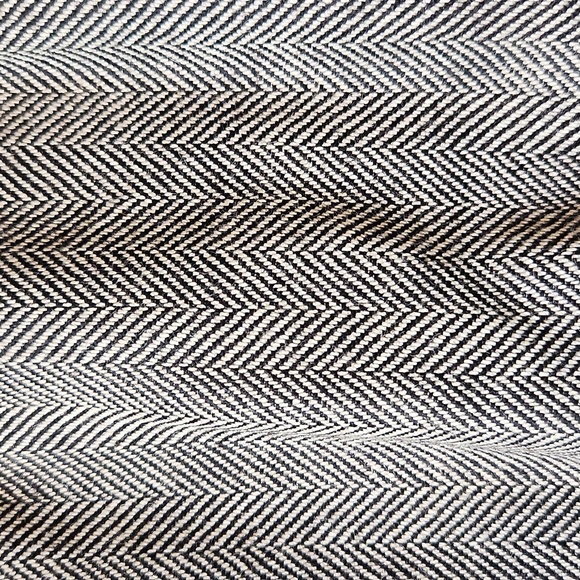 Chaps Grey Herringbone Wool Blend Skirt - Picture 5 of 9